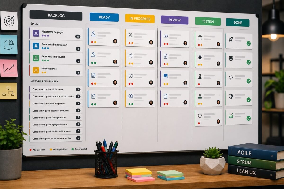 backlog organizado para proyectos técnicos ágiles