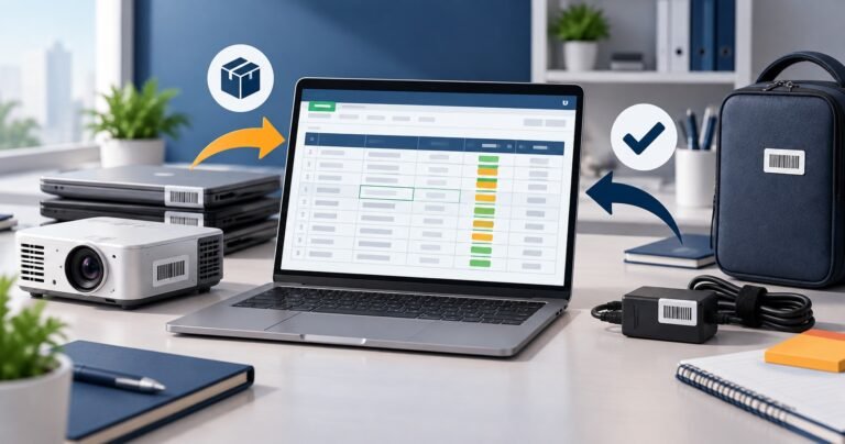 Control de préstamo de equipos en Excel para registrar entregas y devoluciones