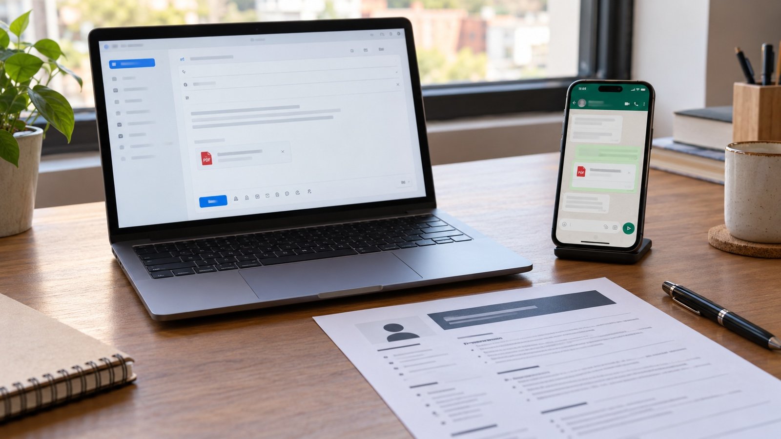 Cómo enviar tu currículum por correo y WhatsApp: ejemplos de mensajes