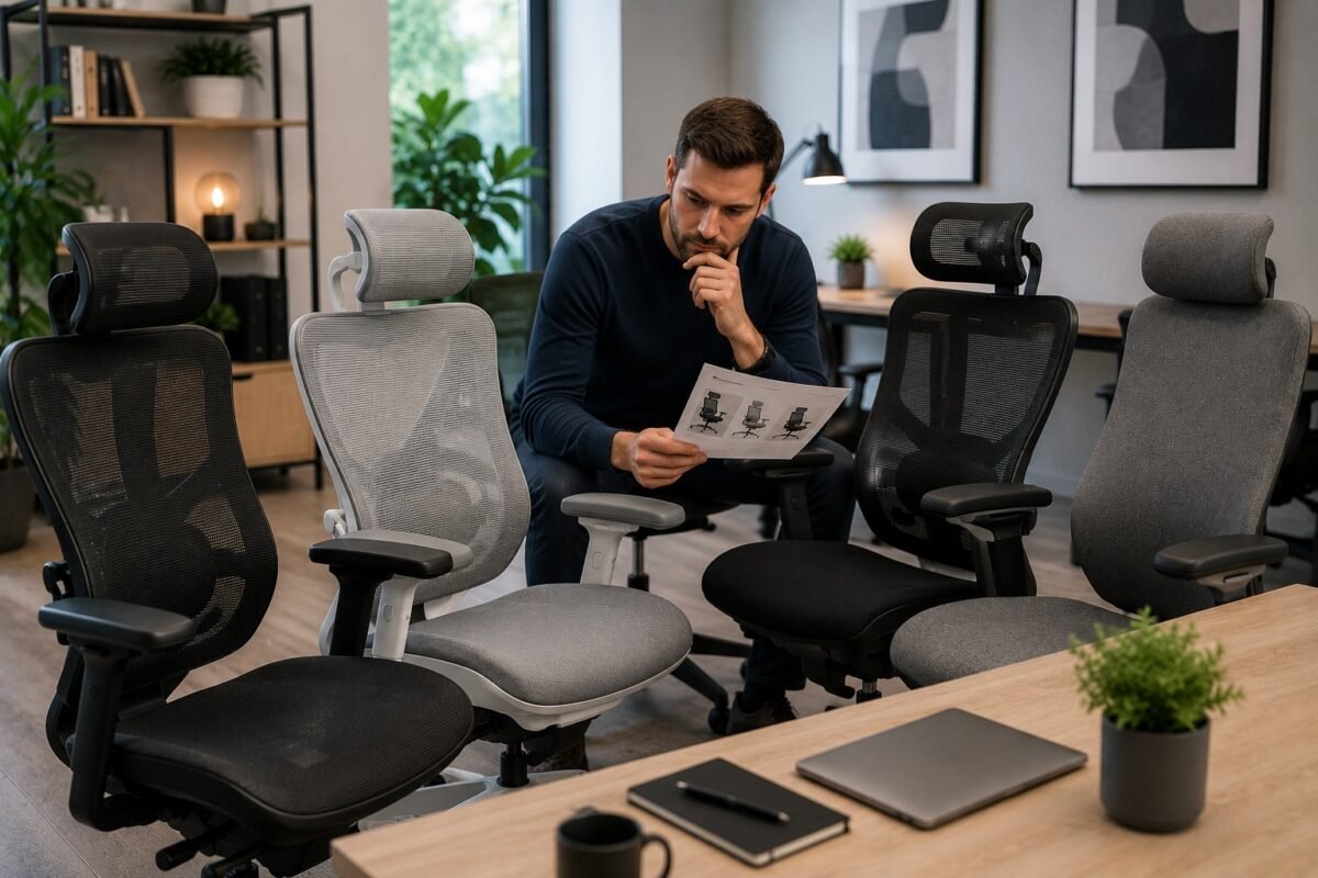 errores comunes al comprar una silla ergonómica para home office