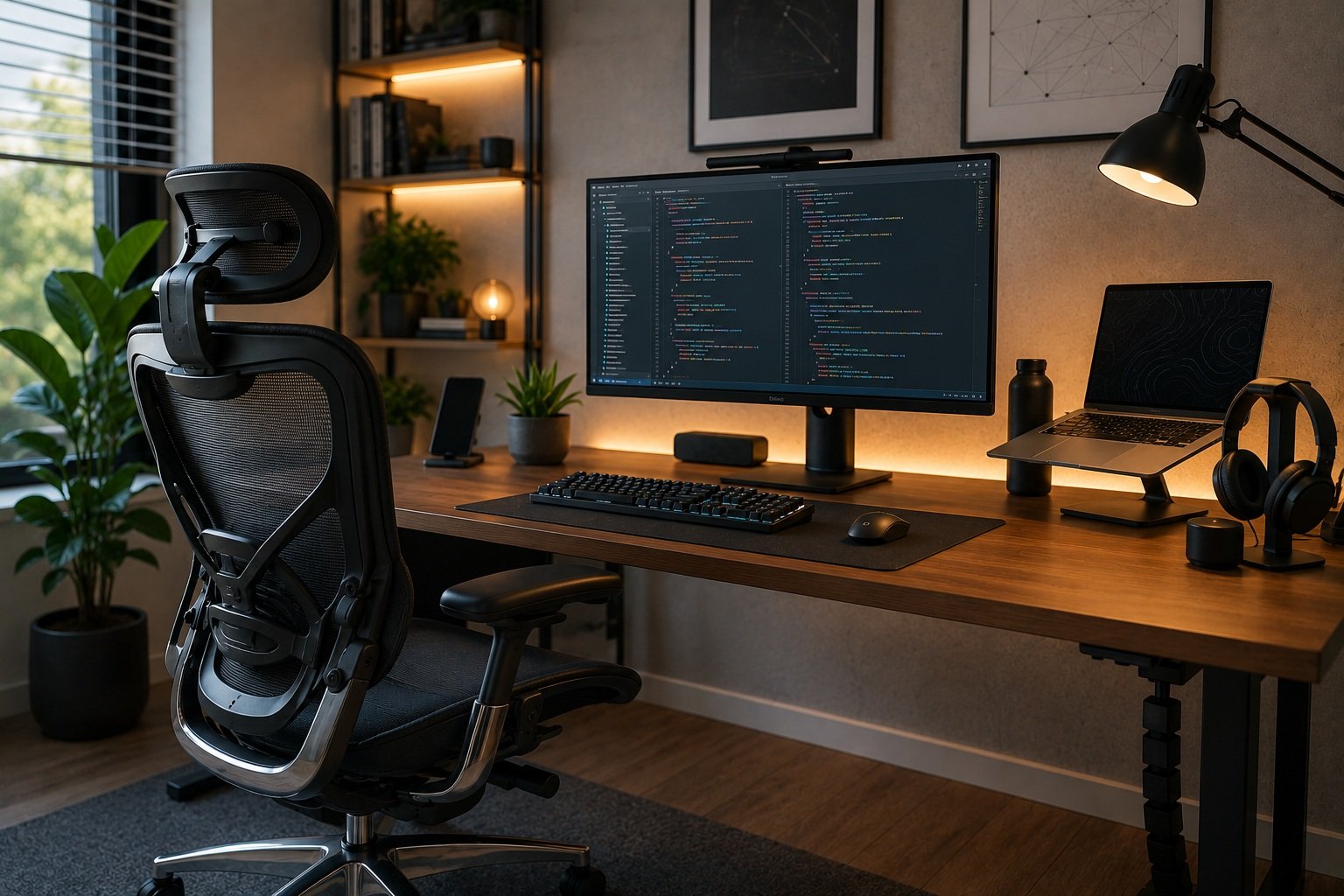 mejores sillas ergonomicas setup programadores para home office