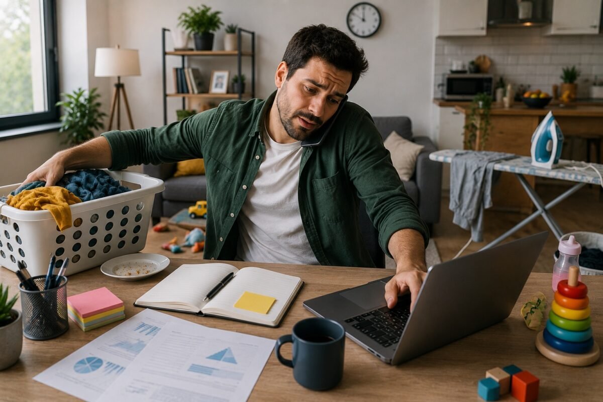 error de mezclar actividades personales y laborales en home office