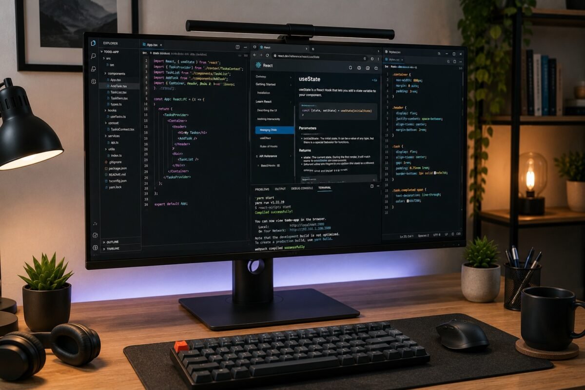 monitor 4K para programación y diseño web