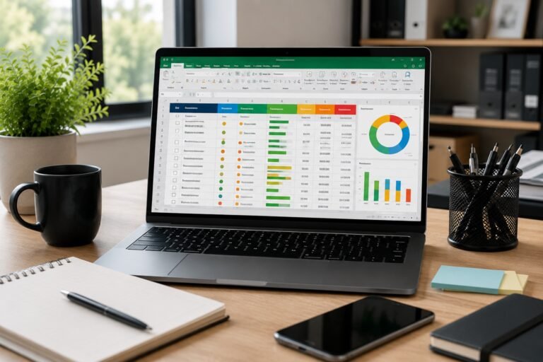 Plantilla de Excel para organizar tareas y pendientes gratis