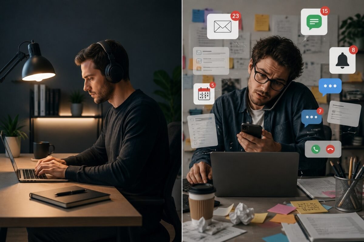 diferencia entre trabajo profundo y trabajo superficial